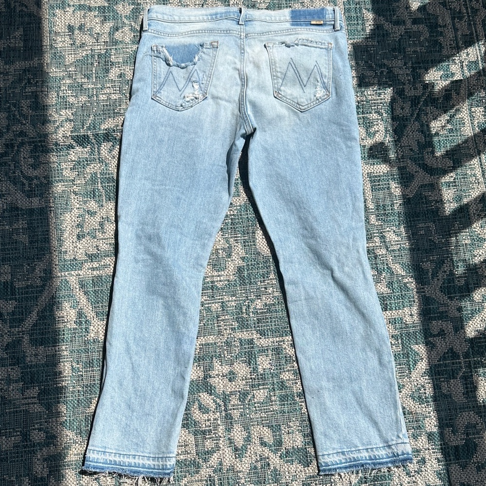 MOTHER Light Blue Denim Jeans size 29